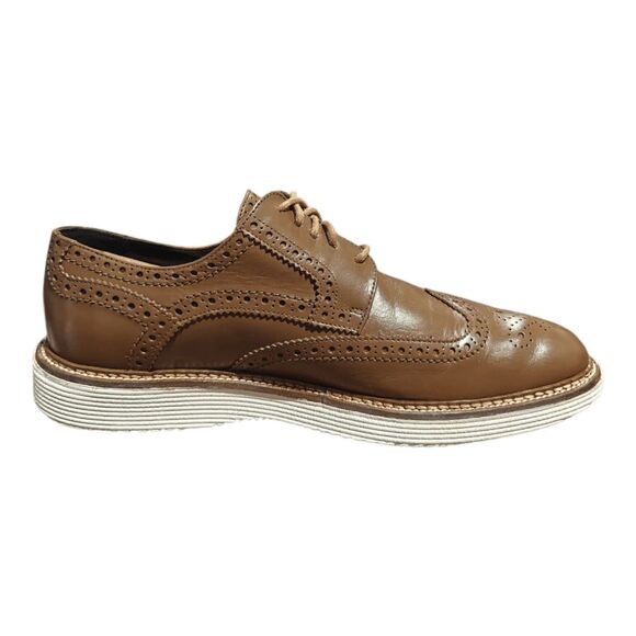 TRASK Italian Made Leather Lace-Up Wingtip Oxford Size 12.5M main image 10
